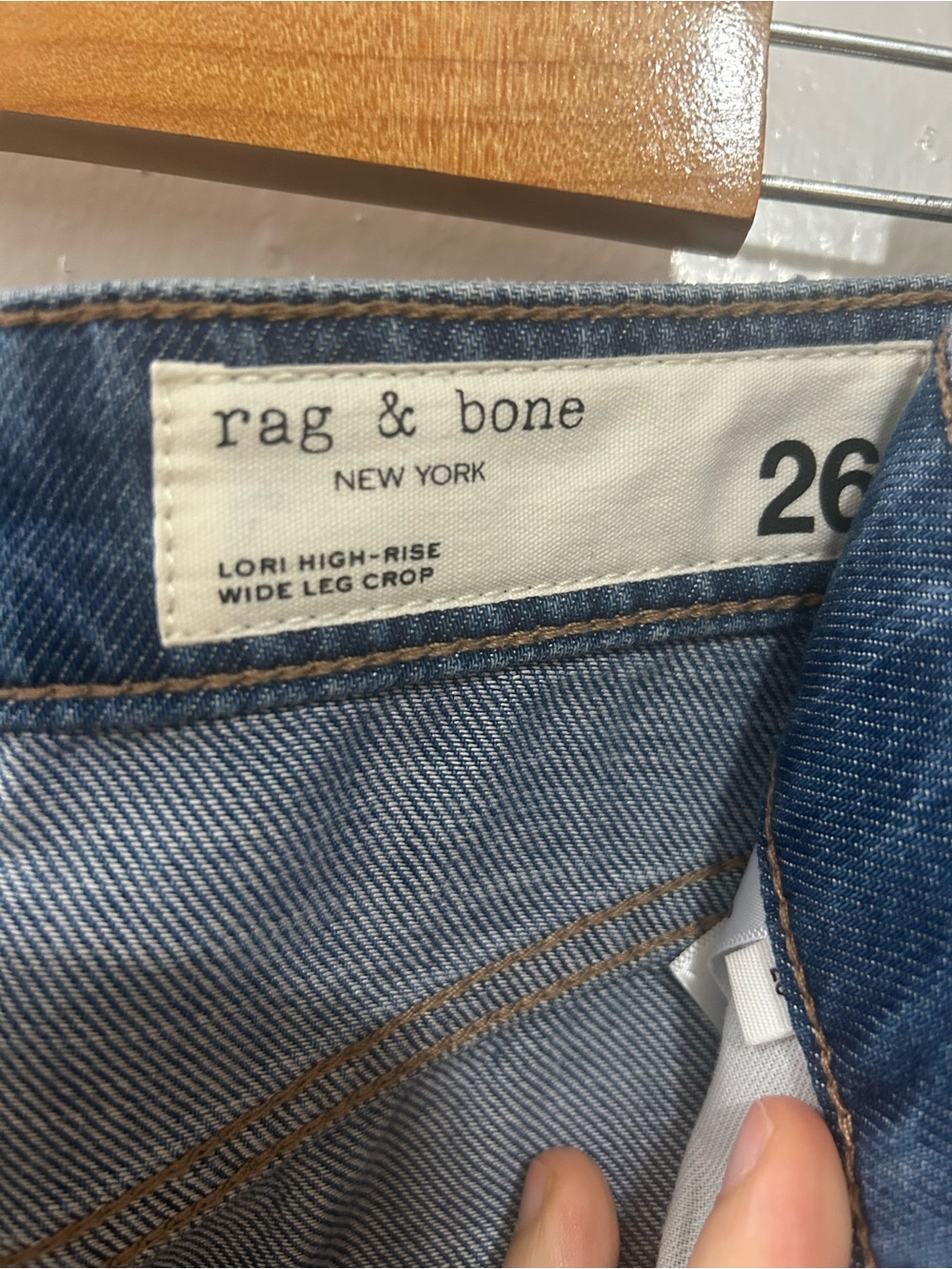rag & bone Lori crop jeans size 26 - Picture 3 of 5